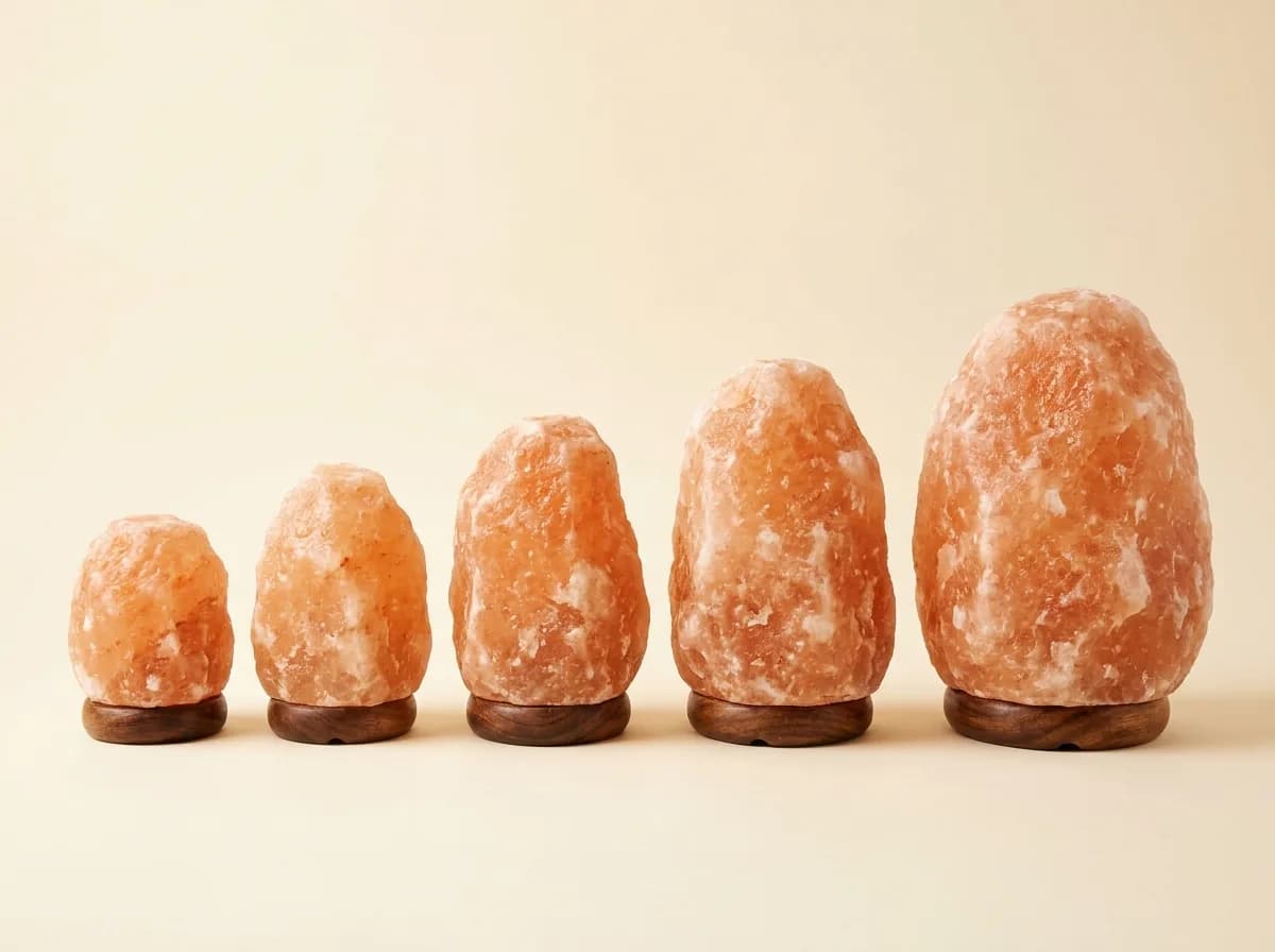 Natural shape Himalayan salt lamps