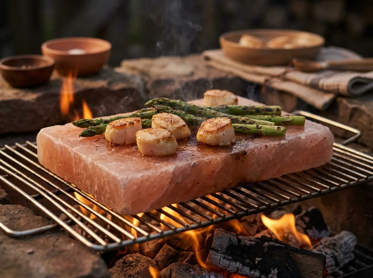 Himalayan salt cooking block